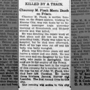 Killed by a Train part 1